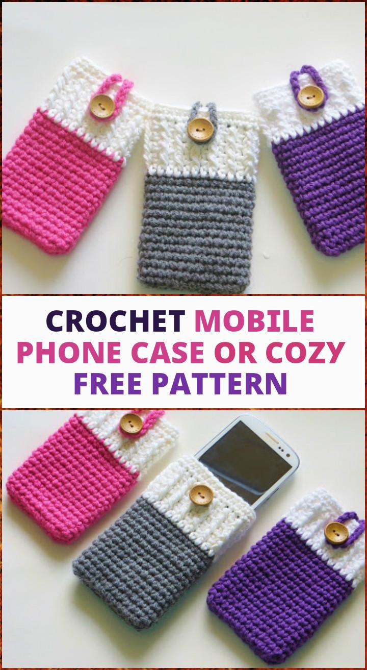 25 Free Crochet Phone Case Patterns DIYnCrafty